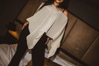 Celeste Thick Cape In Cream